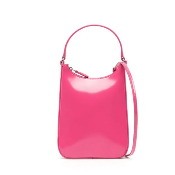 Staud Mini Alec Convertible Leather Top Handle Bag in Blossom - Picture 8 of 8